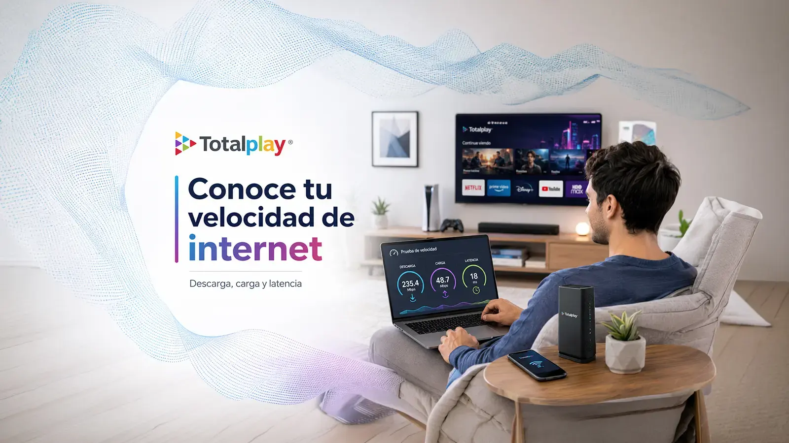 Imagen de cómo conocer mi velocidad de internet - Totalplay