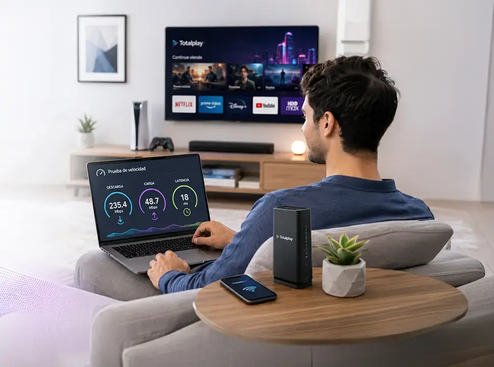 Imagen de cómo conocer mi velocidad de internet - Totalplay