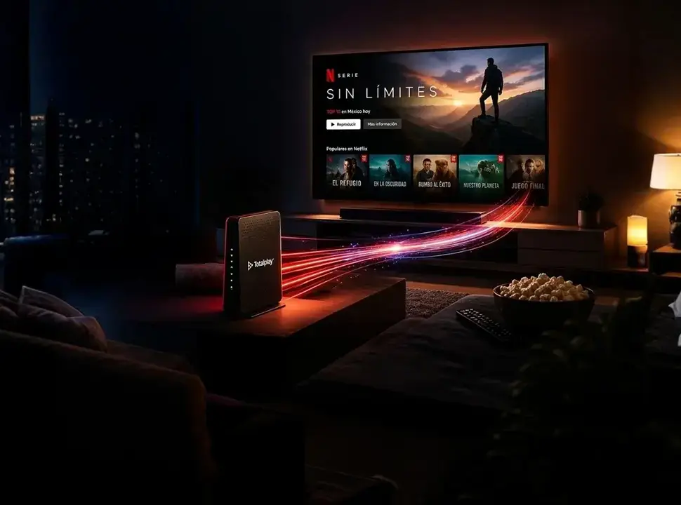 Conoce cuál es el mejor internet para ver Netflix en México con Totalplay