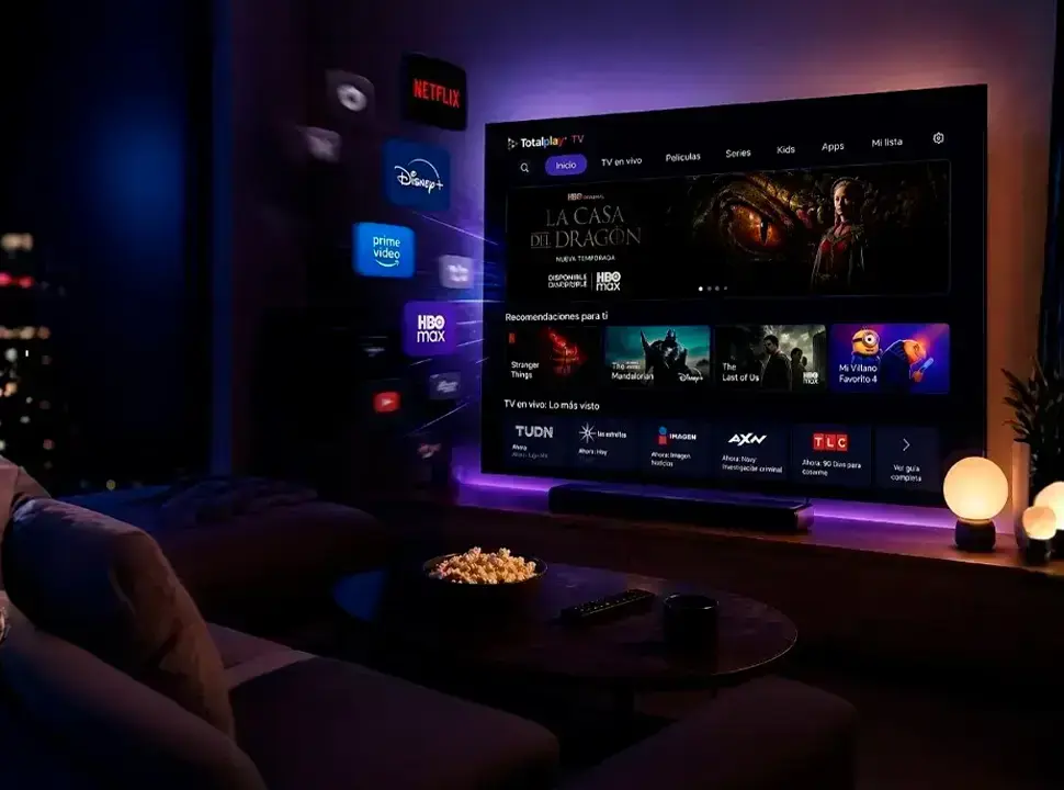 Encuentra qué ver en la tele más rápido sin cambiar de app con la nueva interfaz de Totalplay TV